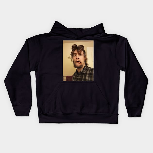 Ronalddoestiktok profile pic Kids Hoodie by qmtepidfit